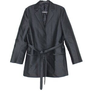 Toteme Womens 34 Belted Evening Blazer F1359